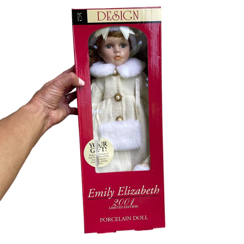 Emily Elizabeth Porcelain Doll Vintage 2001 Limited Edition PS Design Red Hair